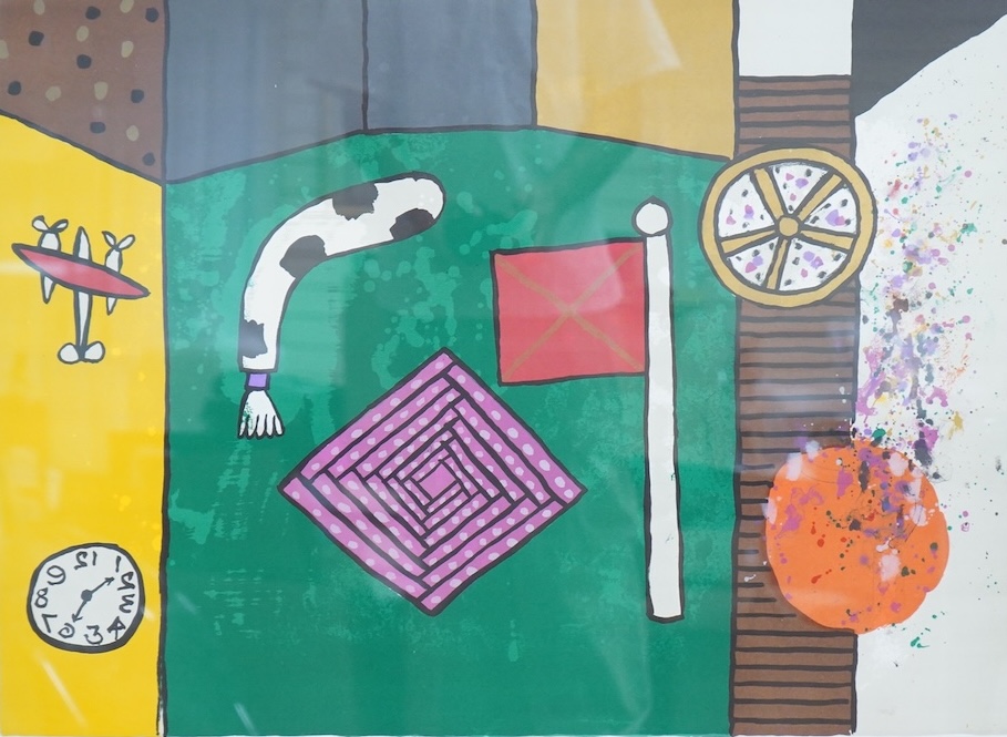 Alan Davie (Scottish, 1920-2014), ‘Magic Picture No.1’, signed and dated '77 in pencil, limited edition 49/500, lithograph, 57 x 77cm